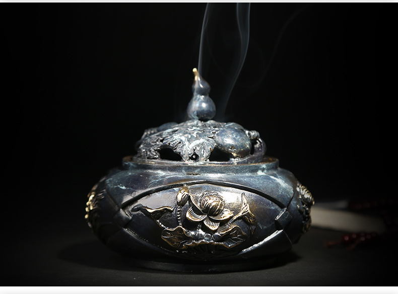 四季之花香爐，精美仿古熏香爐