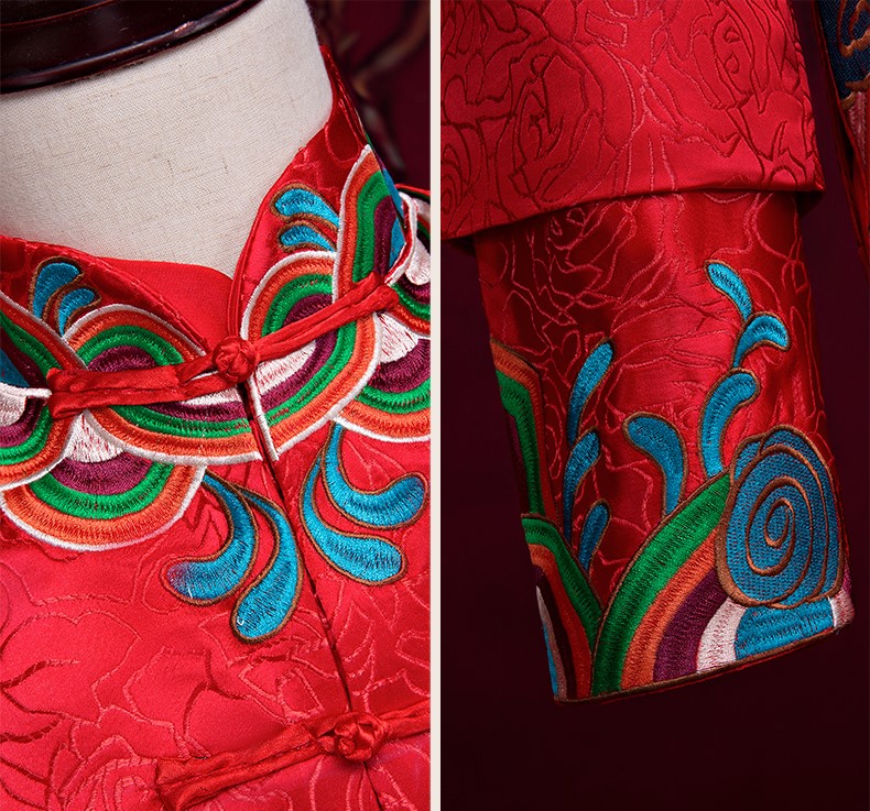 匠心啟航閱讀男士中式禮服，匠心啟航閱讀新郎結(jié)婚禮服