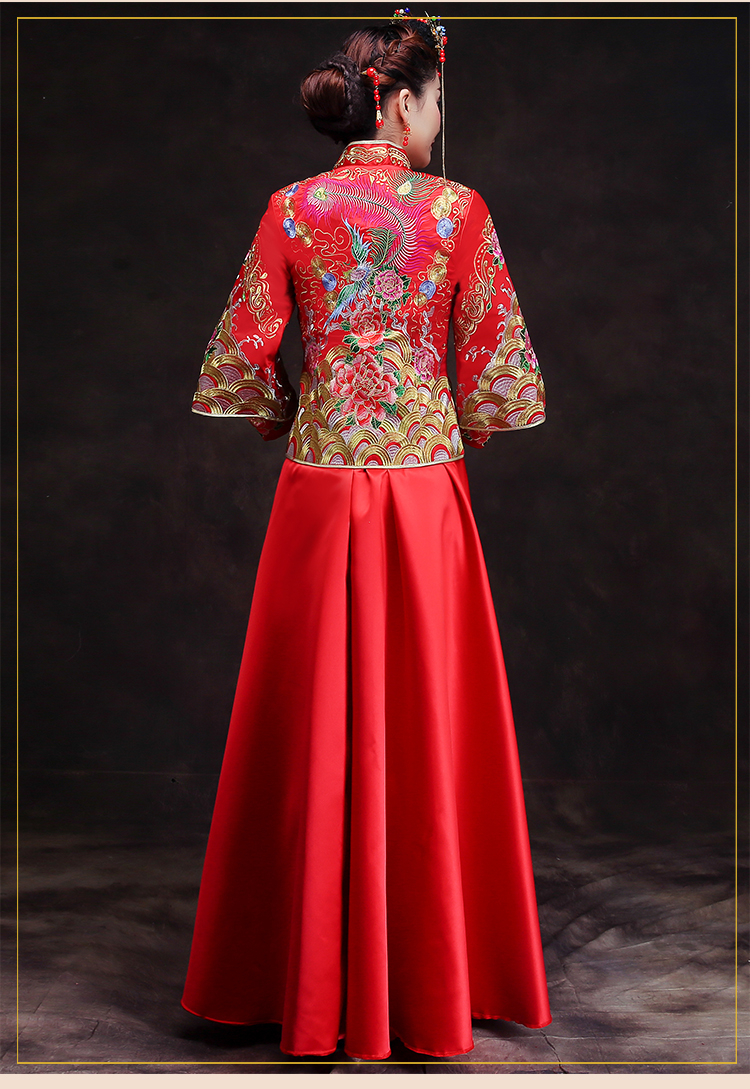 復(fù)古風(fēng)新娘禮服，時尚驚艷中式禮服