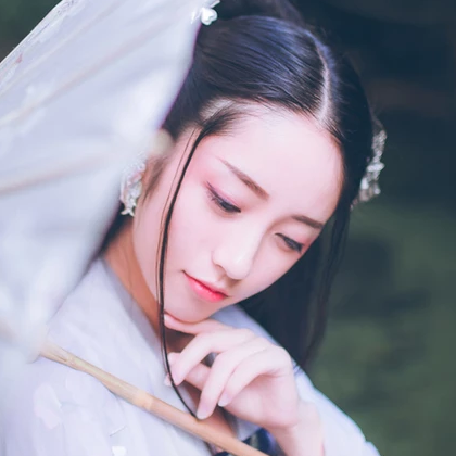 清秀女生頭像，唯美古風(fēng)真人頭像