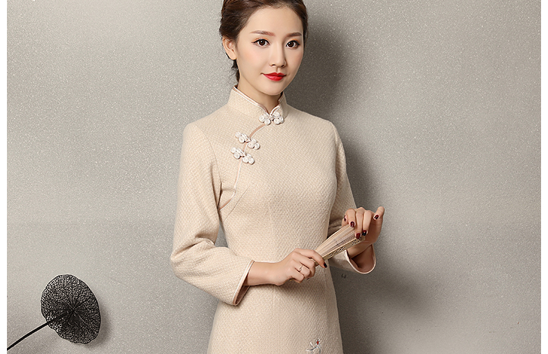 錦鶴刺繡旗袍，匠心啟航閱讀旗袍裙