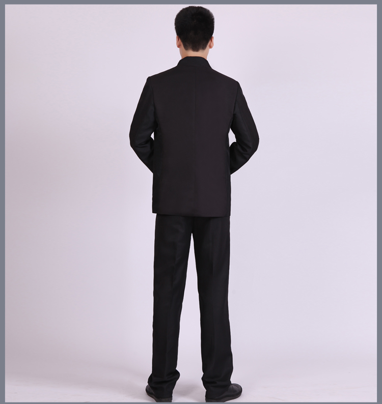 古典韻味金龍刺繡男士中山裝