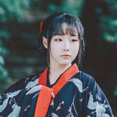 俏皮可愛(ài)漢服女子頭像，唯美古風(fēng)真人頭像