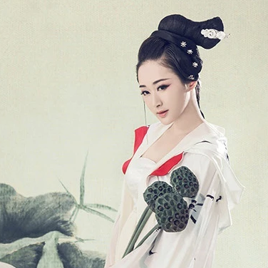 清新藕風輕女生頭像，唯美古風真人頭像