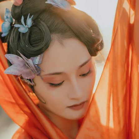 嫵媚嬌艷女子頭像，唯美古風(fēng)真人頭像