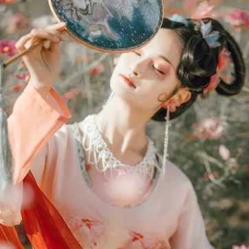 嫵媚嬌艷女子頭像，唯美古風(fēng)真人頭像