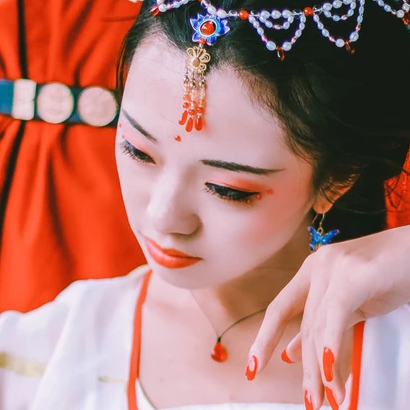 嬌艷女子頭像，唯美古風(fēng)真人頭像