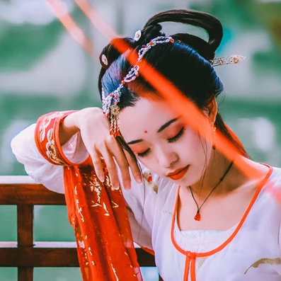 嬌艷女子頭像，唯美古風(fēng)真人頭像