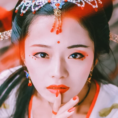 嬌艷女子頭像，唯美古風(fēng)真人頭像