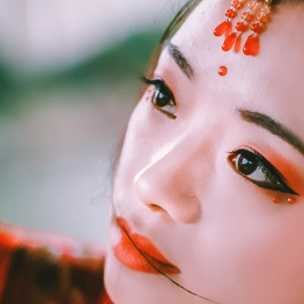 嬌艷女子頭像，唯美古風(fēng)真人頭像