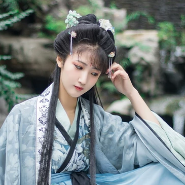 古典琵琶女子頭像，唯美古風(fēng)真人頭像