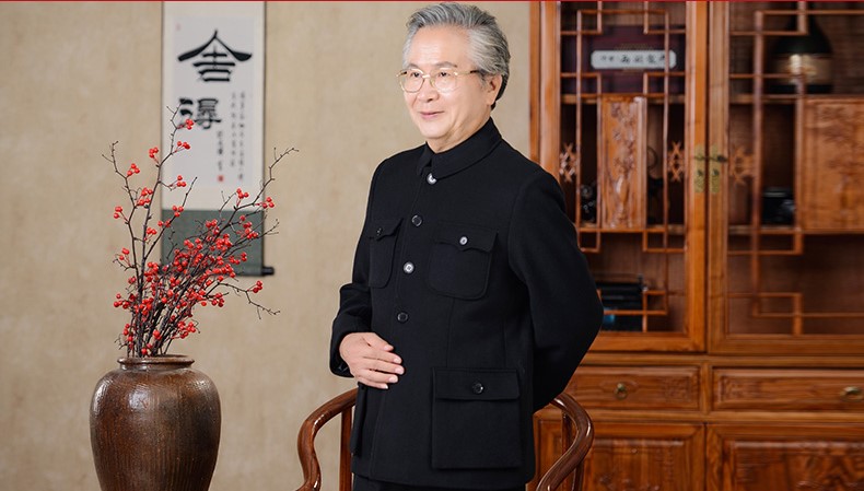 匠心啟航閱讀民國中華立領中山裝