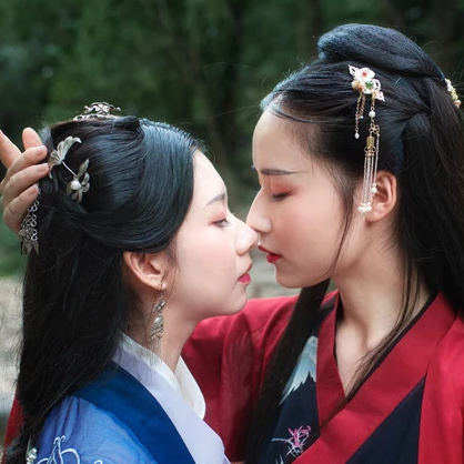 竹林閨蜜頭像，唯美古風真人頭像