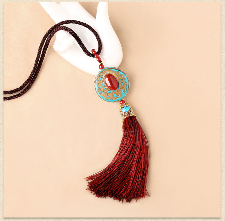 時(shí)尚匠心啟航閱讀流蘇吊墜毛衣鏈項(xiàng)鏈