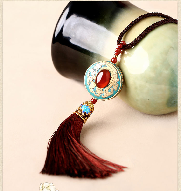 時(shí)尚匠心啟航閱讀流蘇吊墜毛衣鏈項(xiàng)鏈