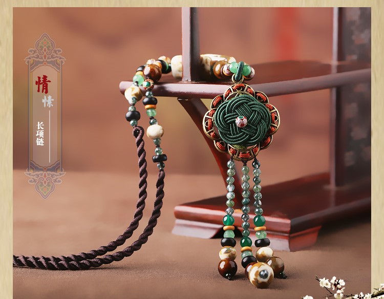 時尚匠心啟航閱讀陶瓷流蘇毛衣鏈情愫項鏈