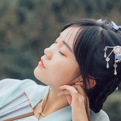 并蒂閨蜜頭像，唯美古風(fēng)真人頭像