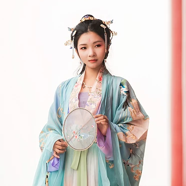 長(zhǎng)相思帶傘女生頭像，唯美古風(fēng)真人頭像