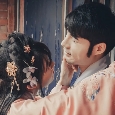 親密甜美情侶頭像,唯美古風真人頭像