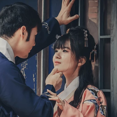 親密甜美情侶頭像,唯美古風真人頭像