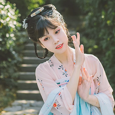 文藝清新漢服女生頭像,唯美古風真人頭像