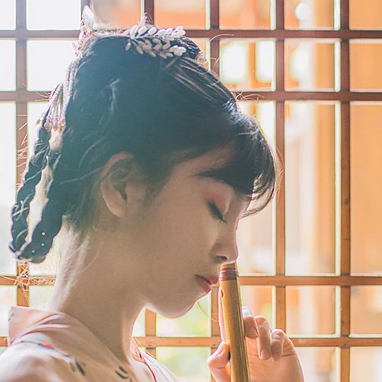 文藝清新漢服女生頭像,唯美古風真人頭像