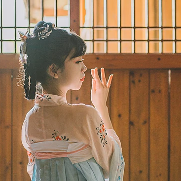 文藝清新漢服女生頭像,唯美古風真人頭像