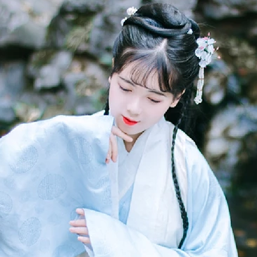 淡雅女生頭像，唯美古風(fēng)真人頭像