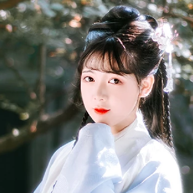 淡雅女生頭像，唯美古風(fēng)真人頭像