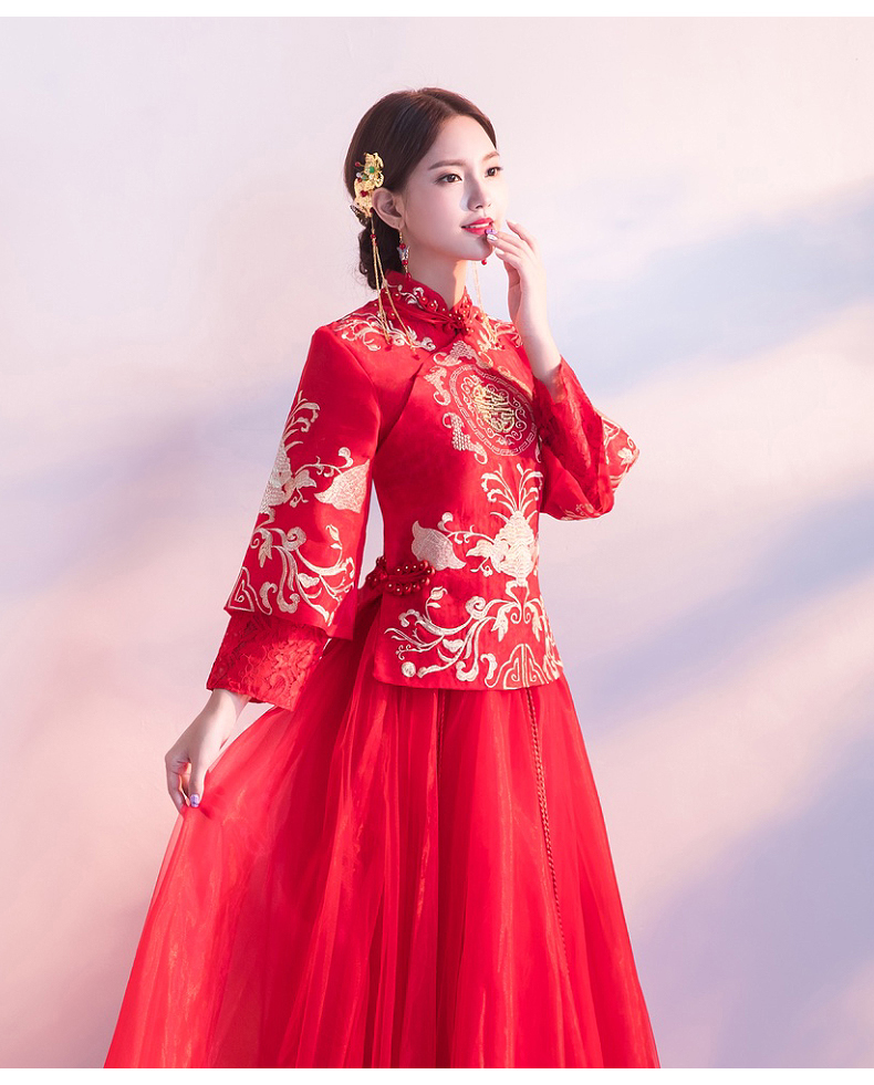 喜字中式禮服，唯美匠心啟航閱讀新娘禮服