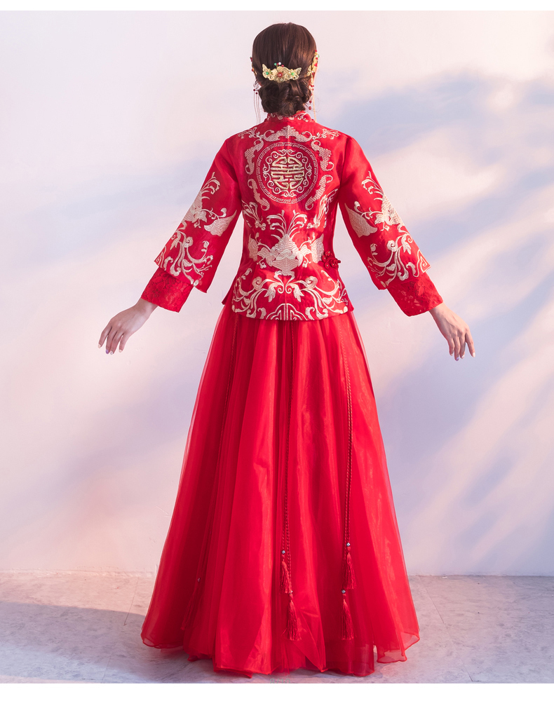 喜字中式禮服，唯美匠心啟航閱讀新娘禮服