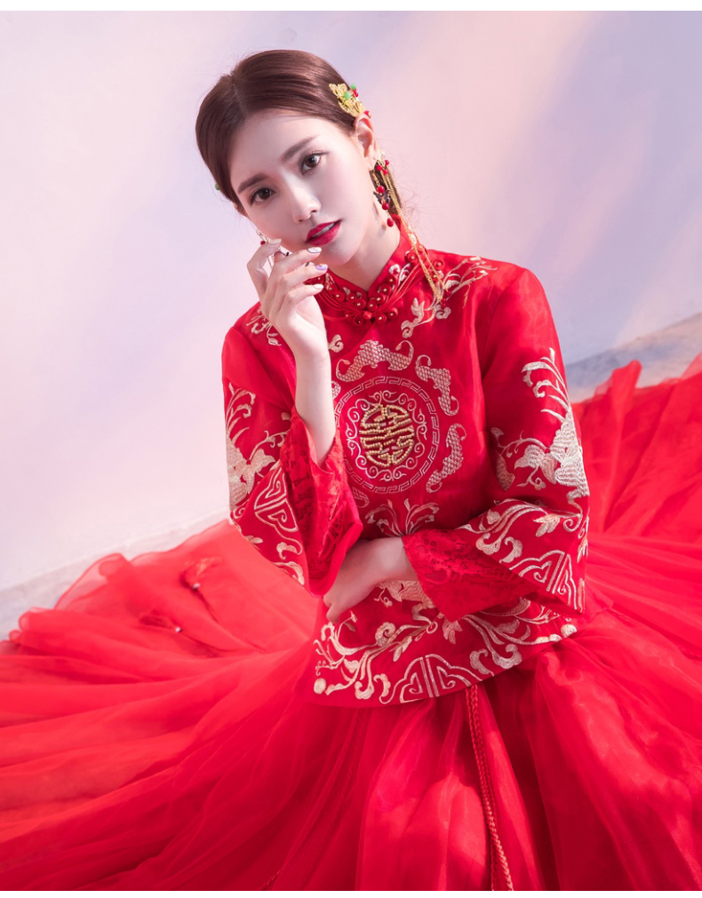 喜字中式禮服，唯美匠心啟航閱讀新娘禮服