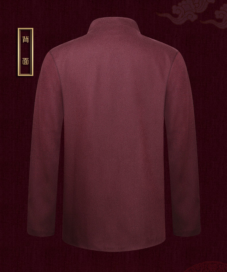 古典情侶羊毛妮唐裝，復古風中式唐裝