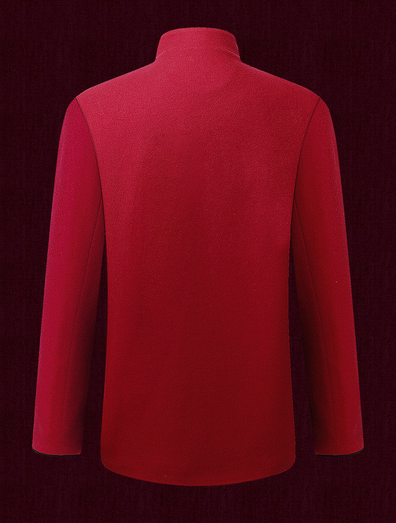 古典情侶羊毛妮唐裝，復(fù)古風(fēng)中式唐裝