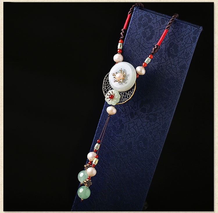 時尚復古民族風吊墜毛衣鏈項鏈