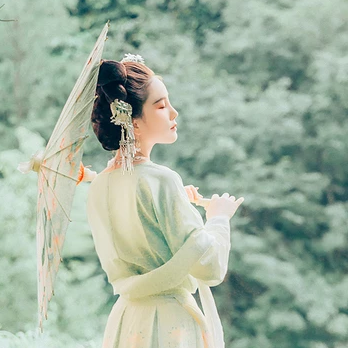 白衣仙子女生頭像，唯美古風真人頭像