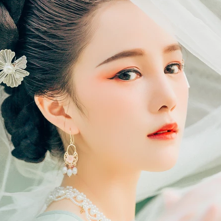 白衣仙子女生頭像，唯美古風真人頭像