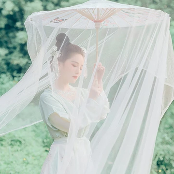 白衣仙子女生頭像，唯美古風真人頭像