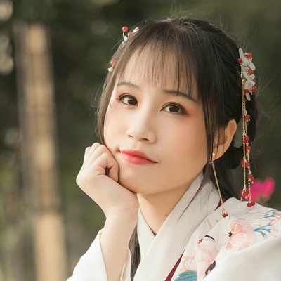 清新可愛(ài)漢服女生頭像，唯美古風(fēng)真人頭像