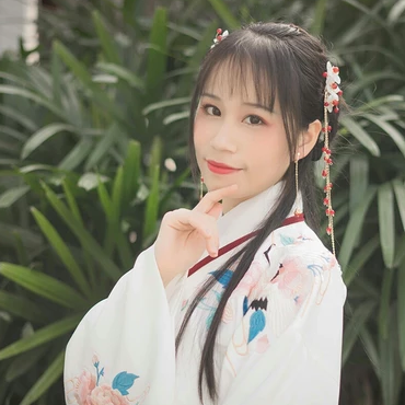 清新可愛(ài)漢服女生頭像，唯美古風(fēng)真人頭像
