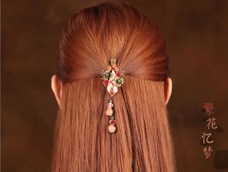 繁花憶夢復(fù)古琉璃流蘇發(fā)夾頭像