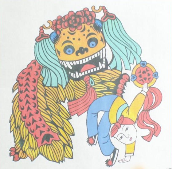 十款民間工藝年畫，古風(fēng)手繪童趣中國年畫