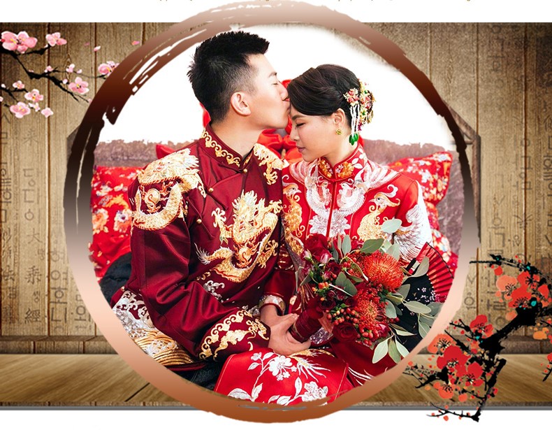 最美匠心啟航閱讀中式禮服新娘,中式婚禮圖片