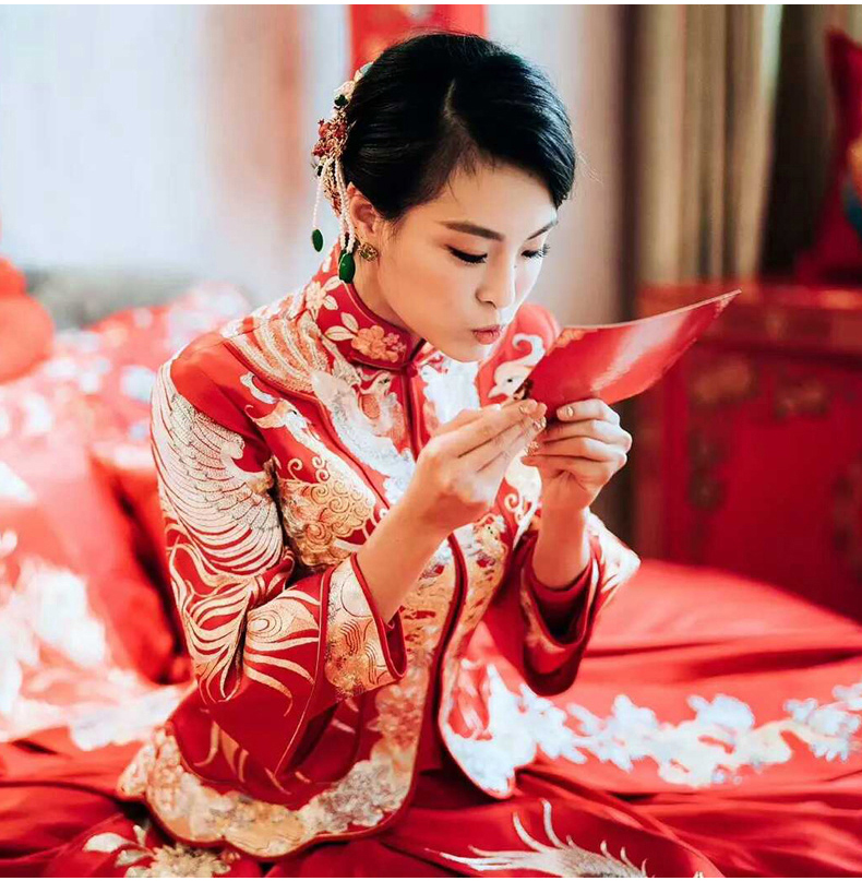 最美匠心啟航閱讀中式禮服新娘,中式婚禮圖片
