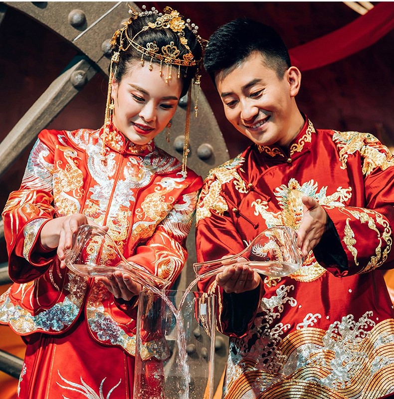 最美匠心啟航閱讀中式禮服新娘,中式婚禮圖片