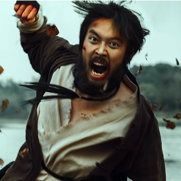 霸氣男生打架帶兵器頭像，唯美古風(fēng)真人頭像