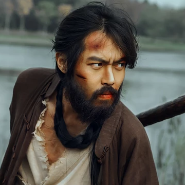 霸氣男生打架帶兵器頭像，唯美古風(fēng)真人頭像