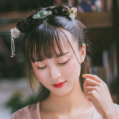 清新文藝女生頭像，唯美古風(fēng)真人頭像