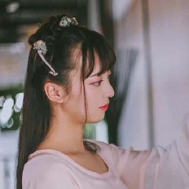 清新文藝女生頭像，唯美古風(fēng)真人頭像