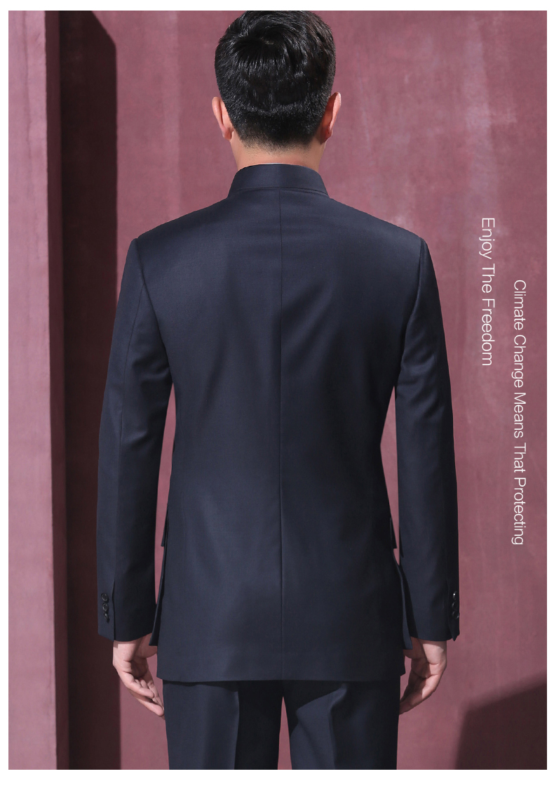 匠心啟航閱讀修身國服領(lǐng)導(dǎo)毛式中山裝